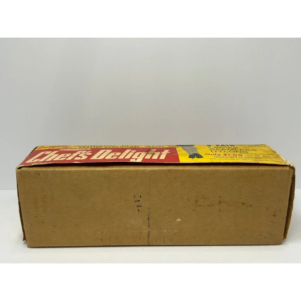 Vintage Fisher's Chef's Delight‎ 2lb Cheese Box 1967 Nylon Offer Wapakoneta Ohio